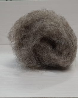 Kraasitud viltimisvill Bergschaf, Naturaalne hallikas-pruun 100gr